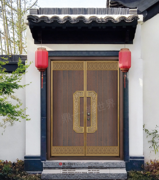 新中式銅門